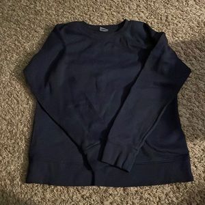 Navy Blue Long Sleeve T-Shirt, Size S